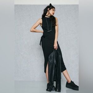 Cheap Monday | XS | Side Split Tie Waist Dress